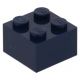 LEGO kocka 2x2, sötétkék (3003)